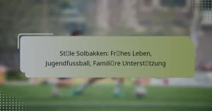 Ståle Solbakken: Frühes Leben, Jugendfussball, Familiäre Unterstützung